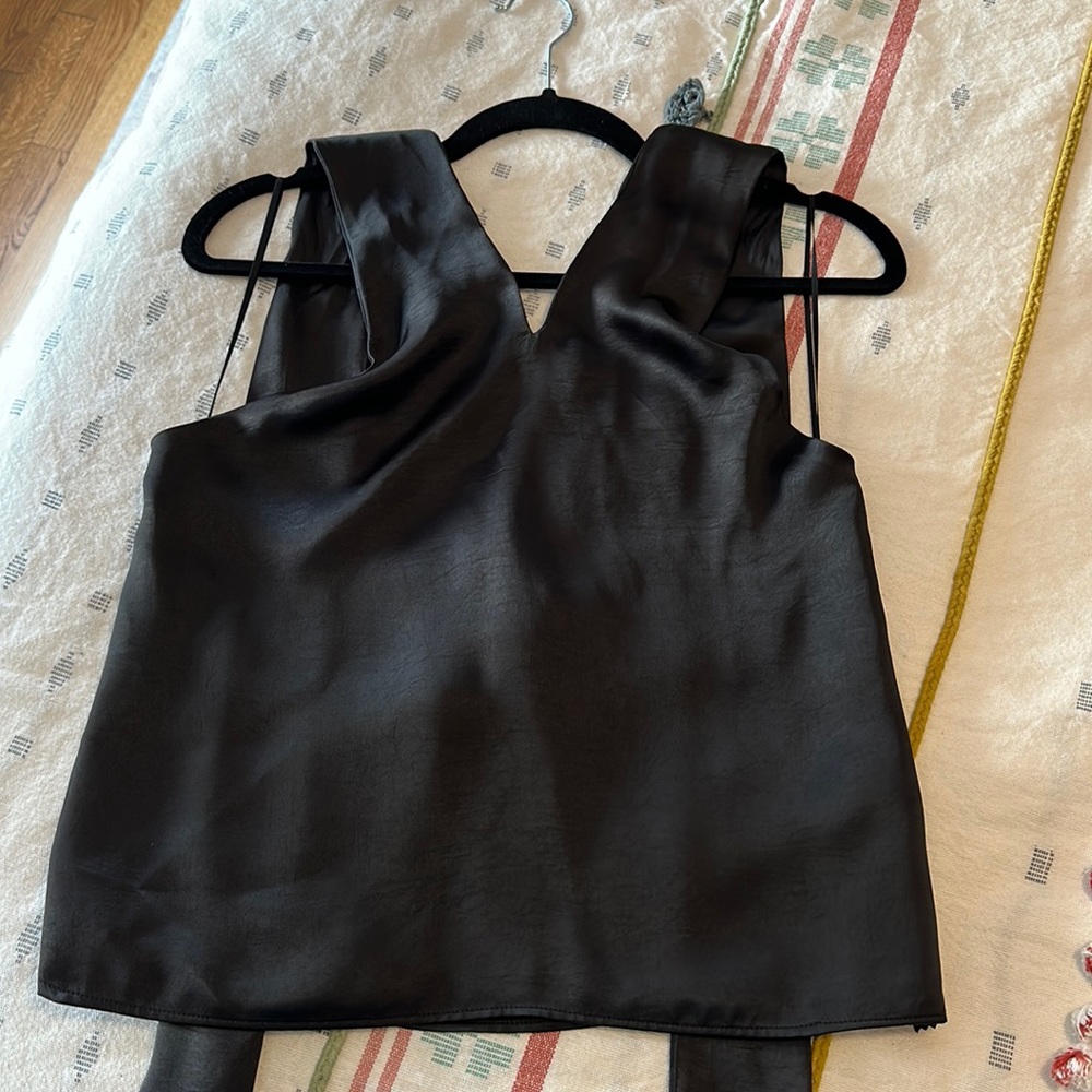 Zara silky halter top